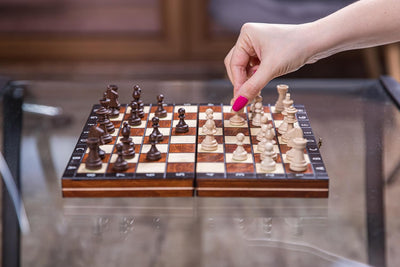 Square - Schach Schachspiel - MAGNETISCHE - Classic - Schachfiguren & Schachbrett aus Holz