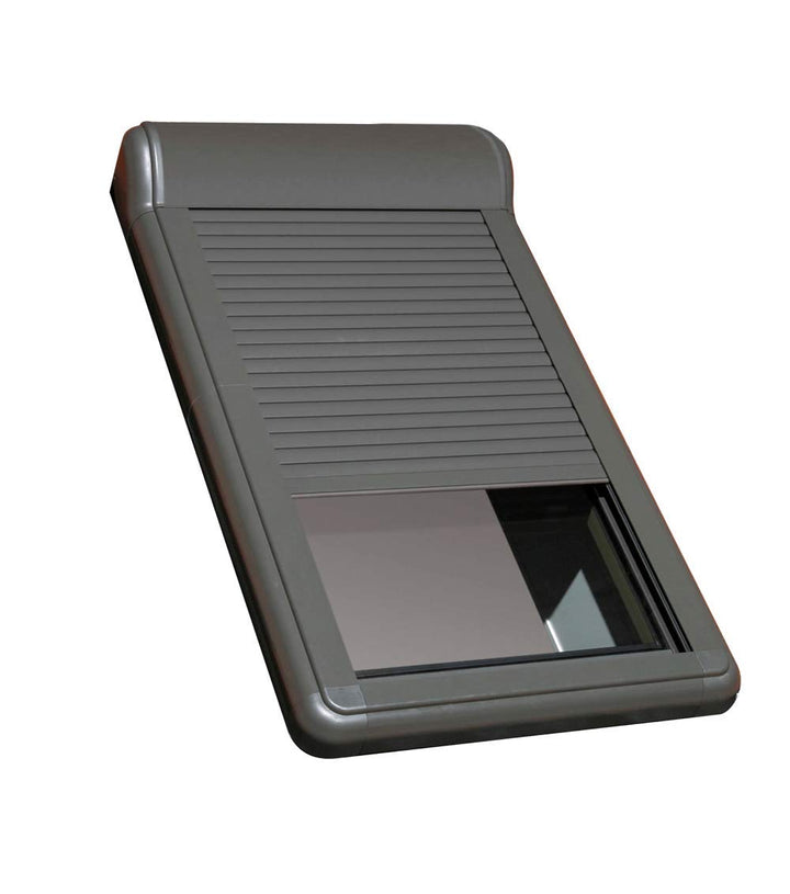 Fakro Sparpaket Dachfenster PTP-V U3 mit Solar Rollladen ARZ Solar und Eindeckrahmen (114 x 118, Ein