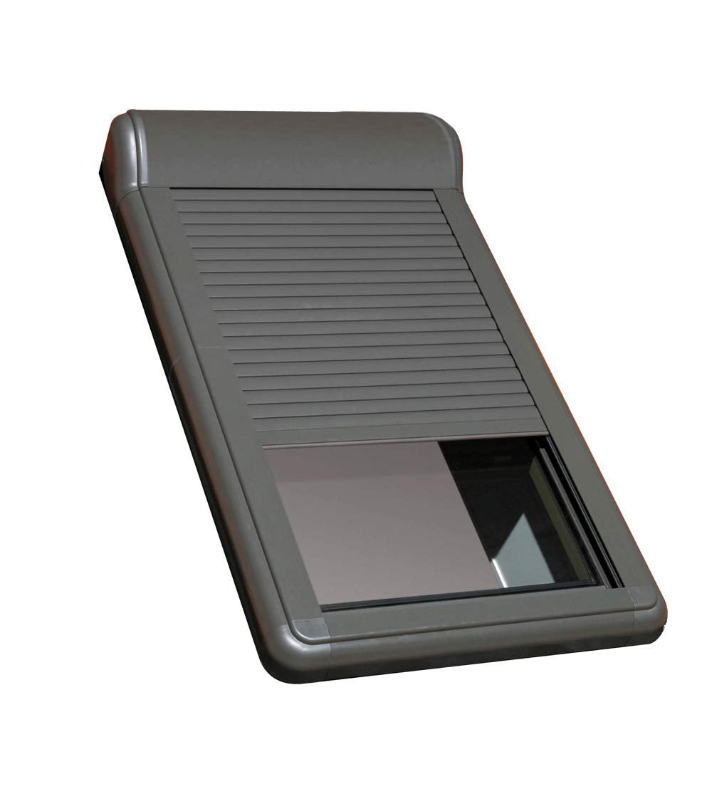Fakro Sparpaket Dachfenster PTP-V U3 mit Solar Rollladen ARZ Solar und Eindeckrahmen (66 x 118, Eind