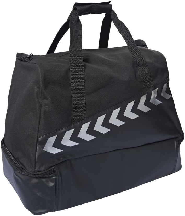 hummel Authentic Charge Soccer Bag Sporttasche, Black 42 x 27 x 37 cm Schwarz, 42 x 27 x 37 cm Schwa