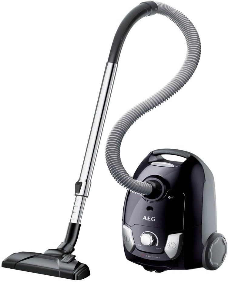 AEG Staubsauger mit Beutel Schwarz Schwarz Single, Schwarz Single