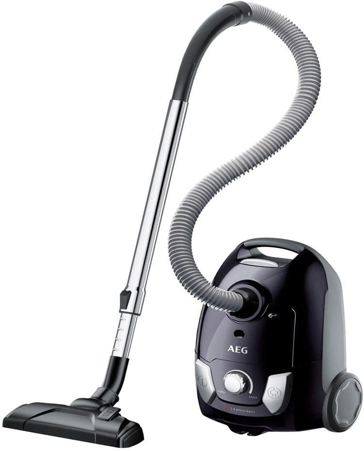 AEG Staubsauger mit Beutel Schwarz Schwarz Single, Schwarz Single