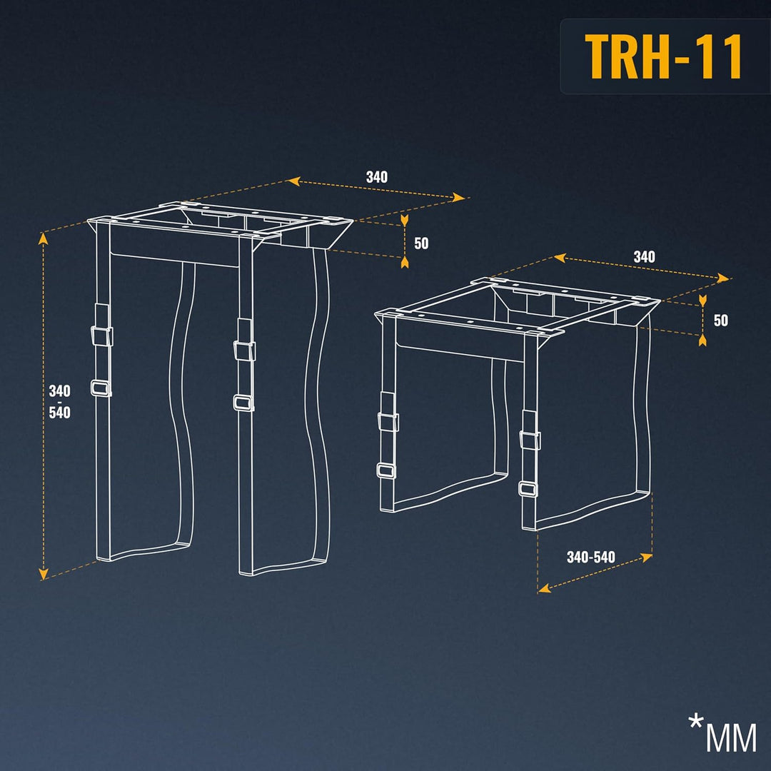 RICOO PC Rechner Halterung für Untertisch Schreibtisch Computer Montage TRH-11 CPU Gehäuse Halter bi