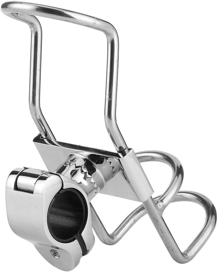 Angelrutenhalter, Edelstahl, 26 mm, 32 mm, 26 mm, 2 Stück