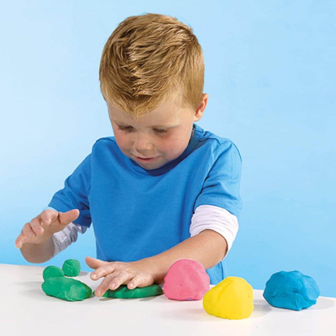 SES Creative 24917 – Eco Knete Set mit Holzwerkzeugen, Umweltfreundlich, Fördert Motorik und Kreativ