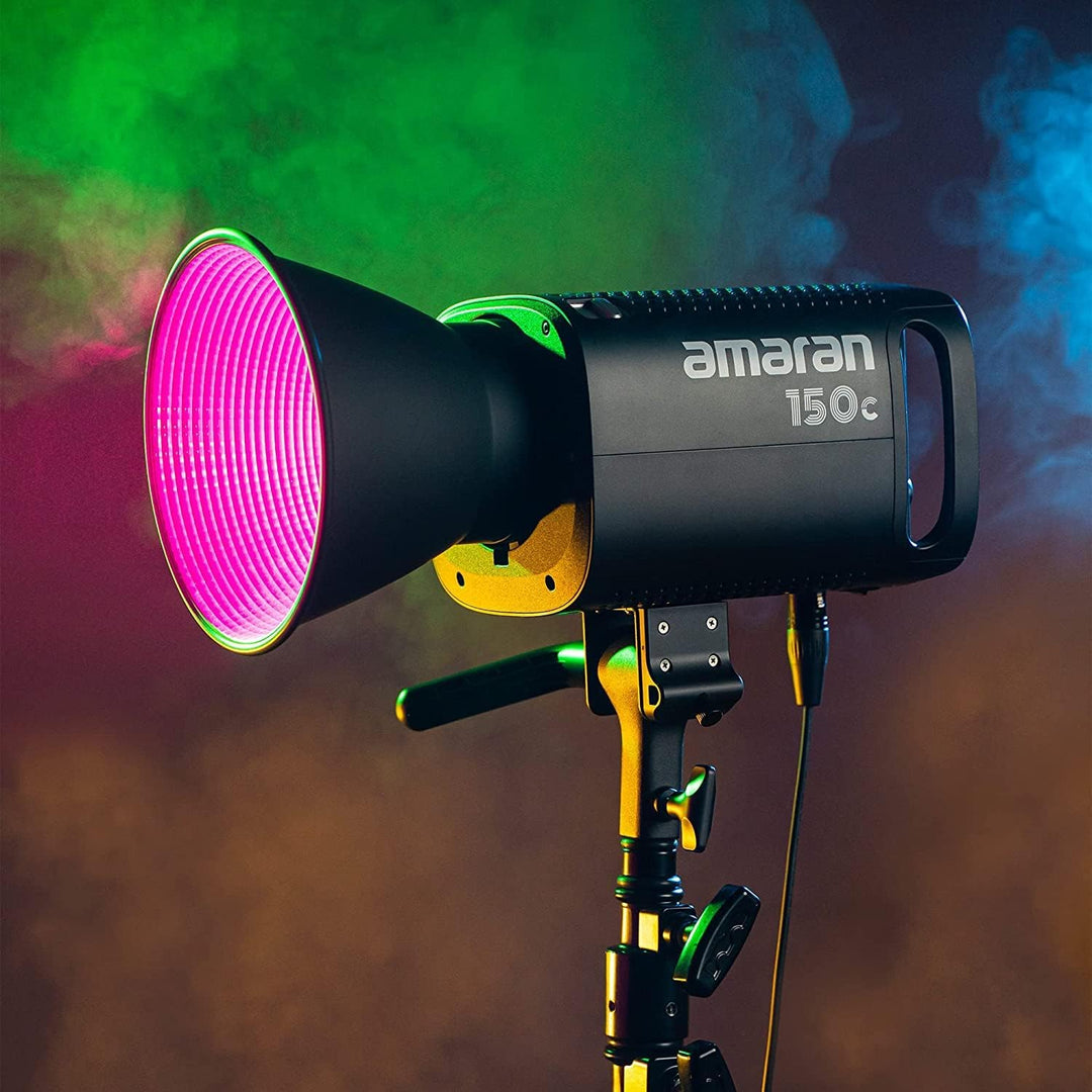 Aputure Amaran 150c RGBWW Vollfarb Videoleuchte und 360°-HSI-Vollfarbsteuerung CRI: 95+, TLCI: 95+ 2