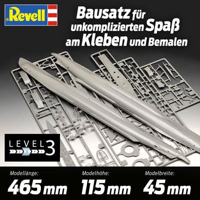 Revell Das Boot Collector's Edition - 40th Anniversary | Exquisiter U 96 Modellbausatz | Nachdruck d