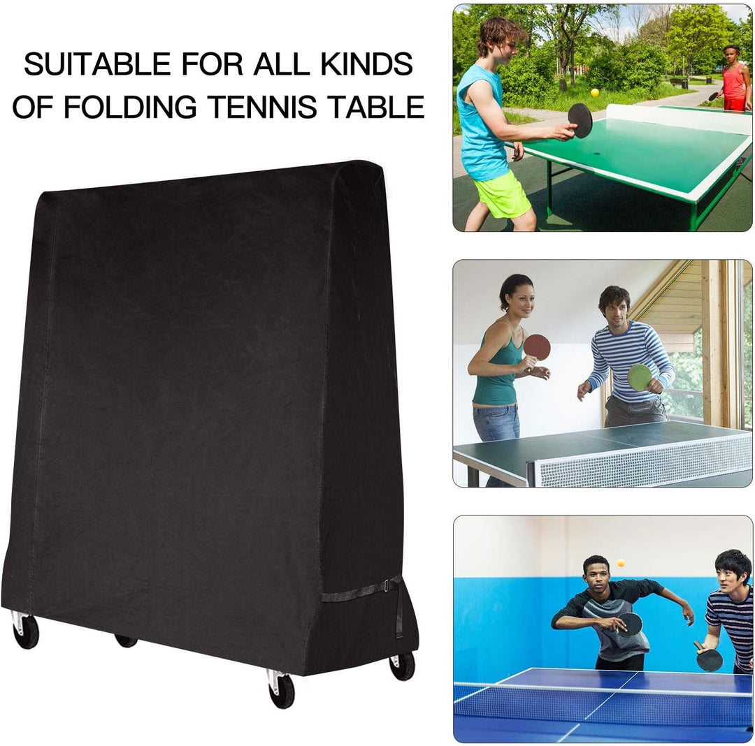 Mutsitaz Tischtennis Schutzhülle wasserdichte Oxford Polyester Abdeckung für Tischtennisplatte vor N