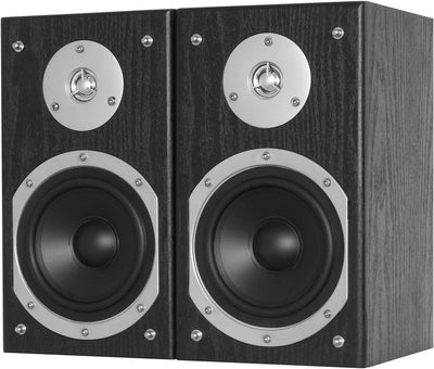 Fenton SHFB55B HiFi Lautsprecher passiv, Regallautsprecher Paar, 280 Watt 5 Zoll, Kompaktlautspreche