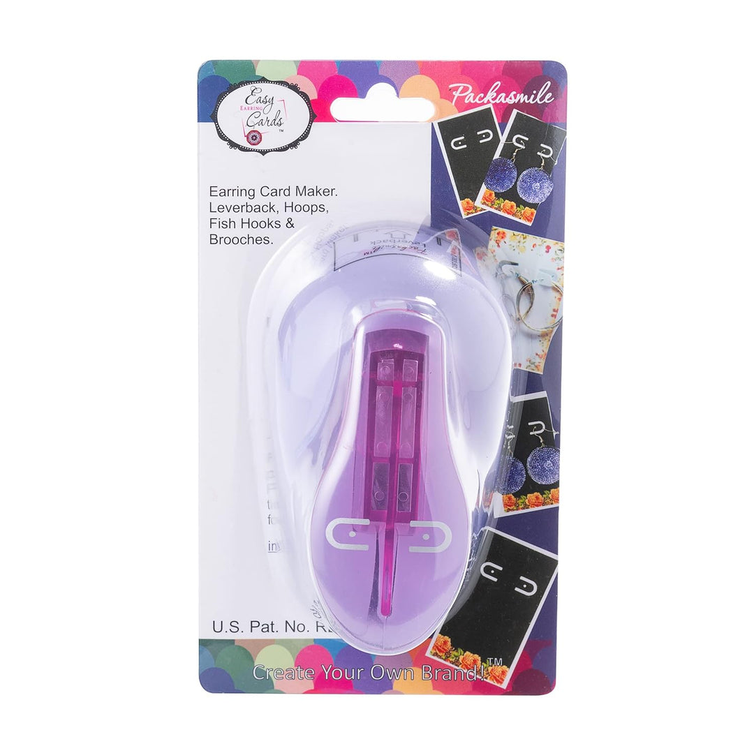 Easy Earring Cards Leverback Earring Card Punch by Standard, Standard
