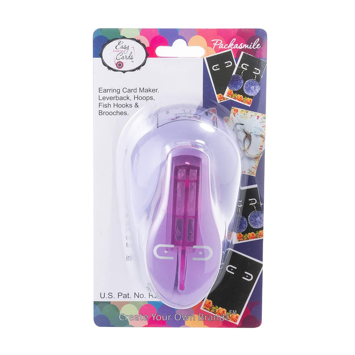 Easy Earring Cards Leverback Earring Card Punch by Standard, Standard