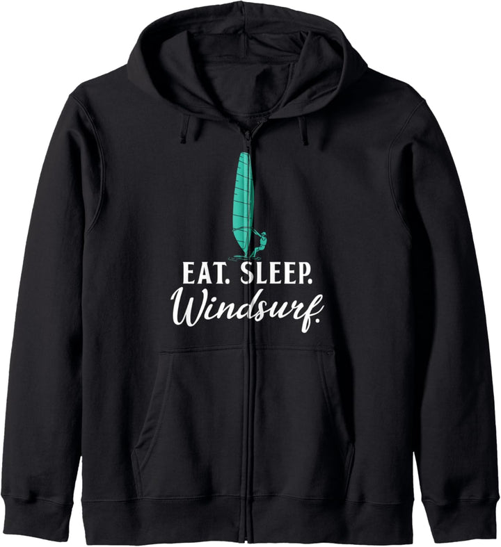 Essen Erholung Windsurf Windsurfen Sailboarder Windsurfer Kapuzenjacke
