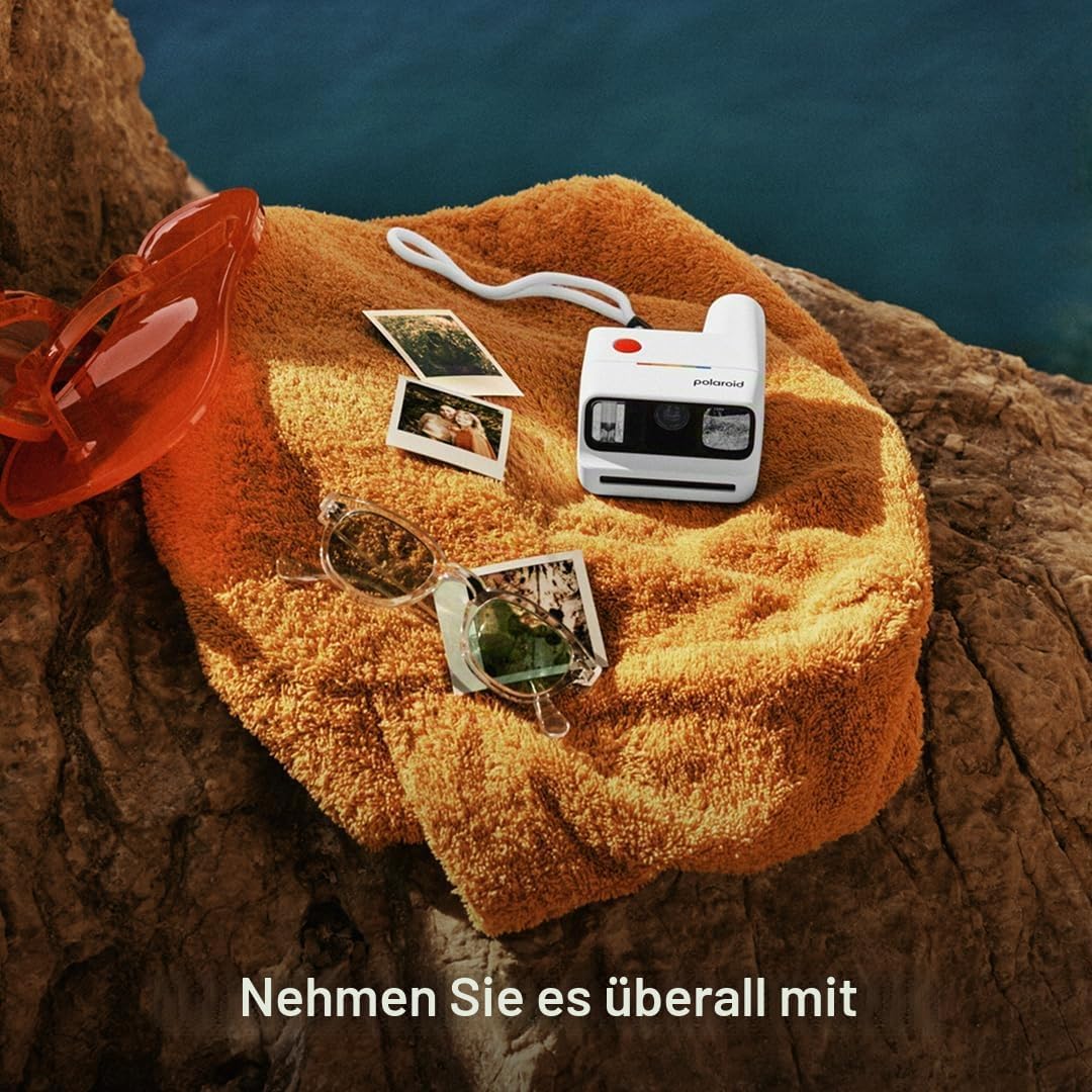 Polaroid Go Generation 3 – Mini Instant Film Kamera – weiss (9191) – nur kompatibel mit Go Film, Wei