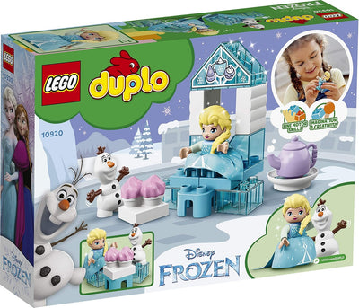 LEGO 10920 DUPLO Elsas und Olafs EIS-Café aus Die Eiskönigin II, Spielzeug aus Bausteinen mit Cupcak