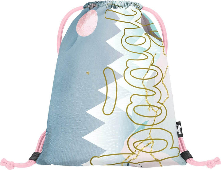Baagl Schulrucksack Set Mädchen 5-Teilig, Schultasche ab 3. Klasse, Grundschule Ranzen mit Brustgurt