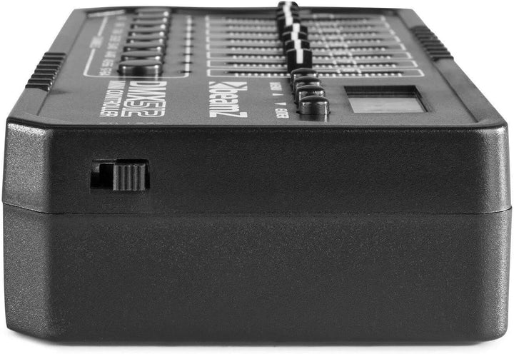 BeamZ DMX-512MINI - DMX Controller, Akku Lichtmischpult, 64 Kanäle, 8 Stunden Akkulaufzeit, mobiler