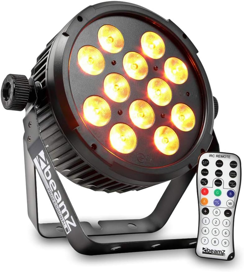 BeamZ BT300 FLatPAR 12 x 10 Watt DMX mit Fernbedienung