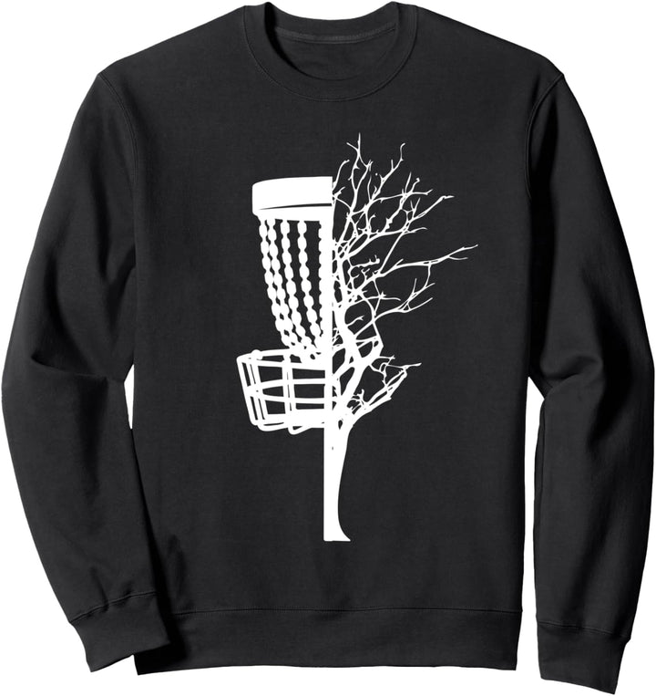Disc Golf Korb Par Geschenk Midrange Frisbee Hole in One Sweatshirt