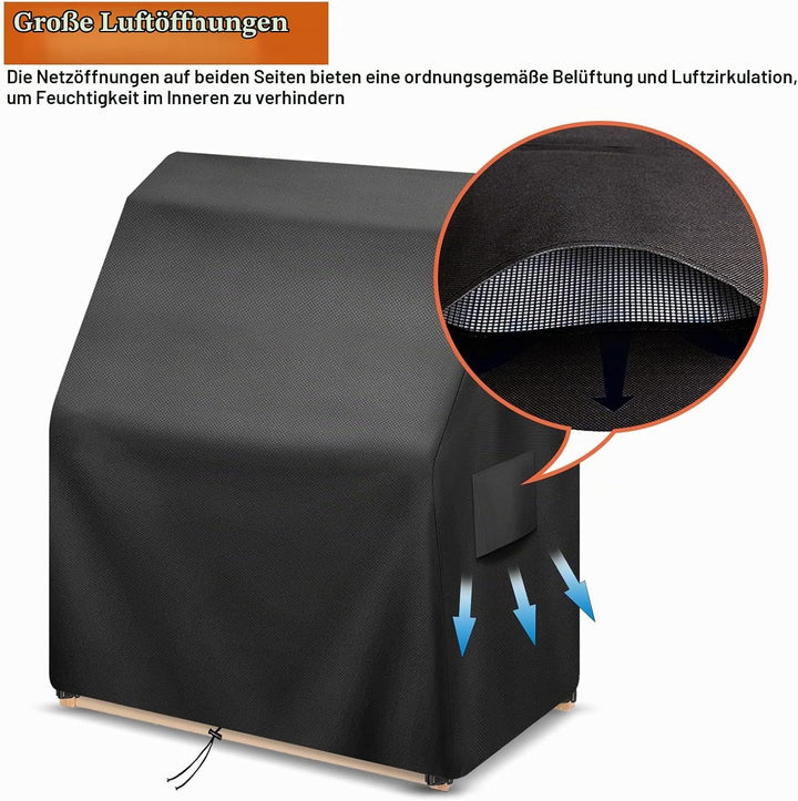 Matschküche Abdeckung wasserdichte 130Lx60Bx100H cm, Matschküche Kinder Outdoor Abdeckung, für Matsc