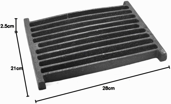 SEZAM 28 x 21 cm Gussrost Ofenrost Ascherost Kaminrost passend Kaminofen Tafelrost Rost Ofengitter K