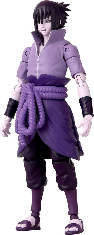 Bandai – Anime Heroes – Naruto Shippuden – Anime Heroes-Figur Sasuke 17 cm – Uchiwa Sasuke Rinnegan