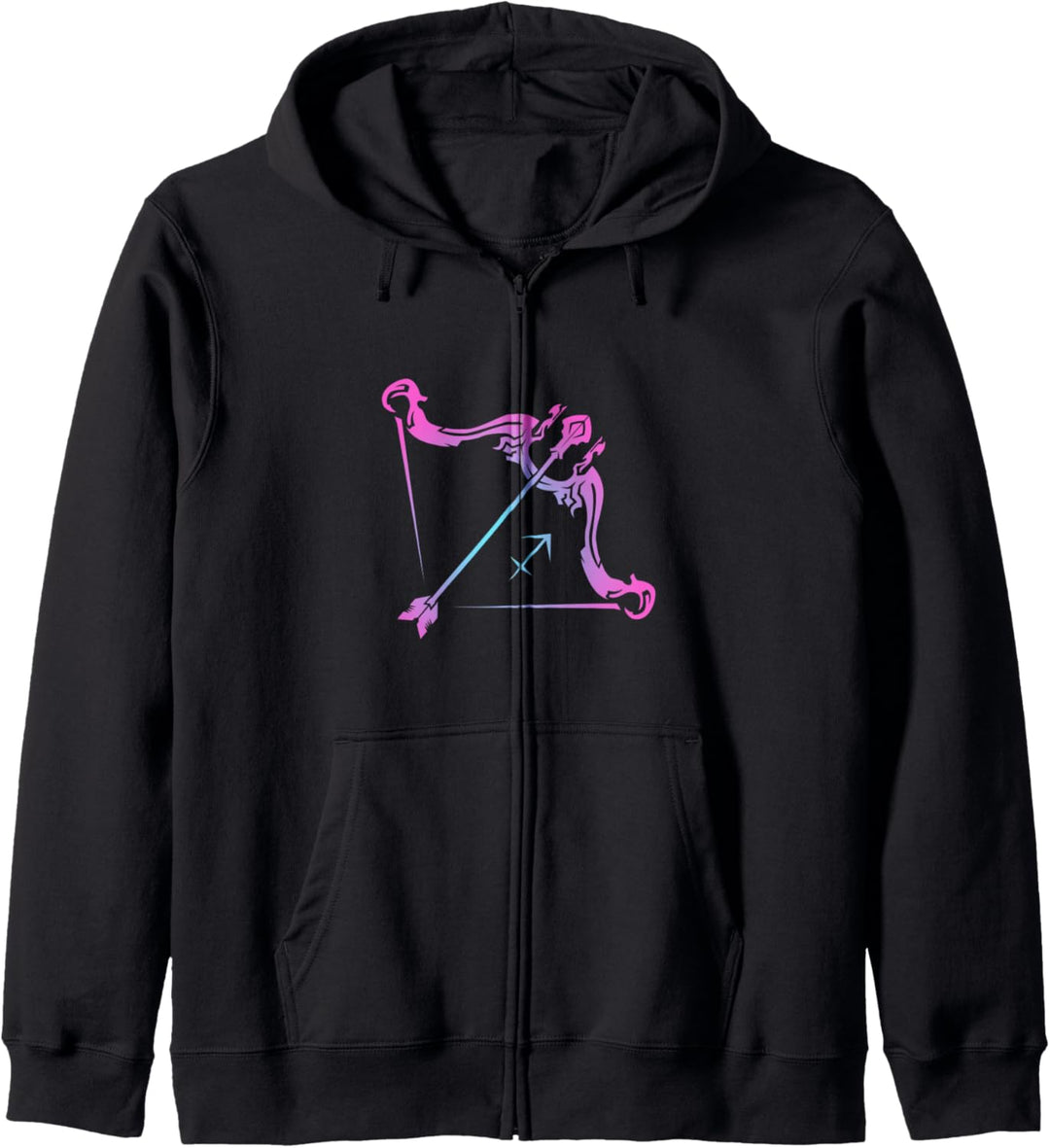 Schütze Astrologie Symbol Sternzeichen Geburtstagsgeschenk Kapuzenjacke