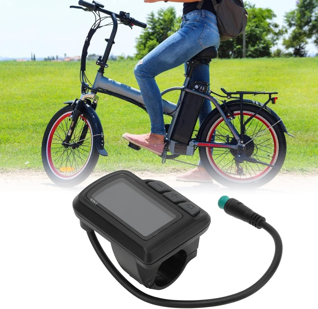 Elektrofahrrad EN06 LCD-Display, Messgerät mit USB-Schnittstelle, Geschwindigkeitsanzeige, Leistungs