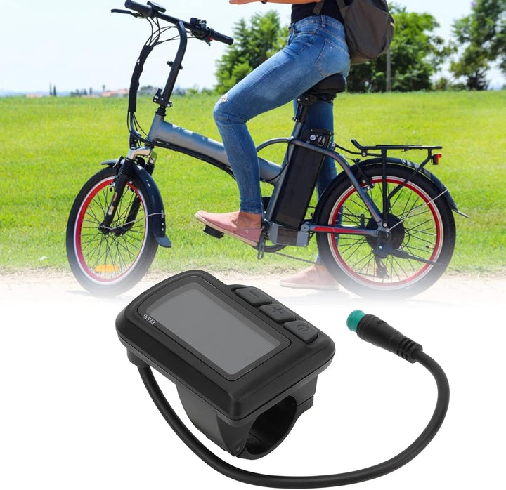 Elektrofahrrad EN06 LCD-Display, Messgerät mit USB-Schnittstelle, Geschwindigkeitsanzeige, Leistungs
