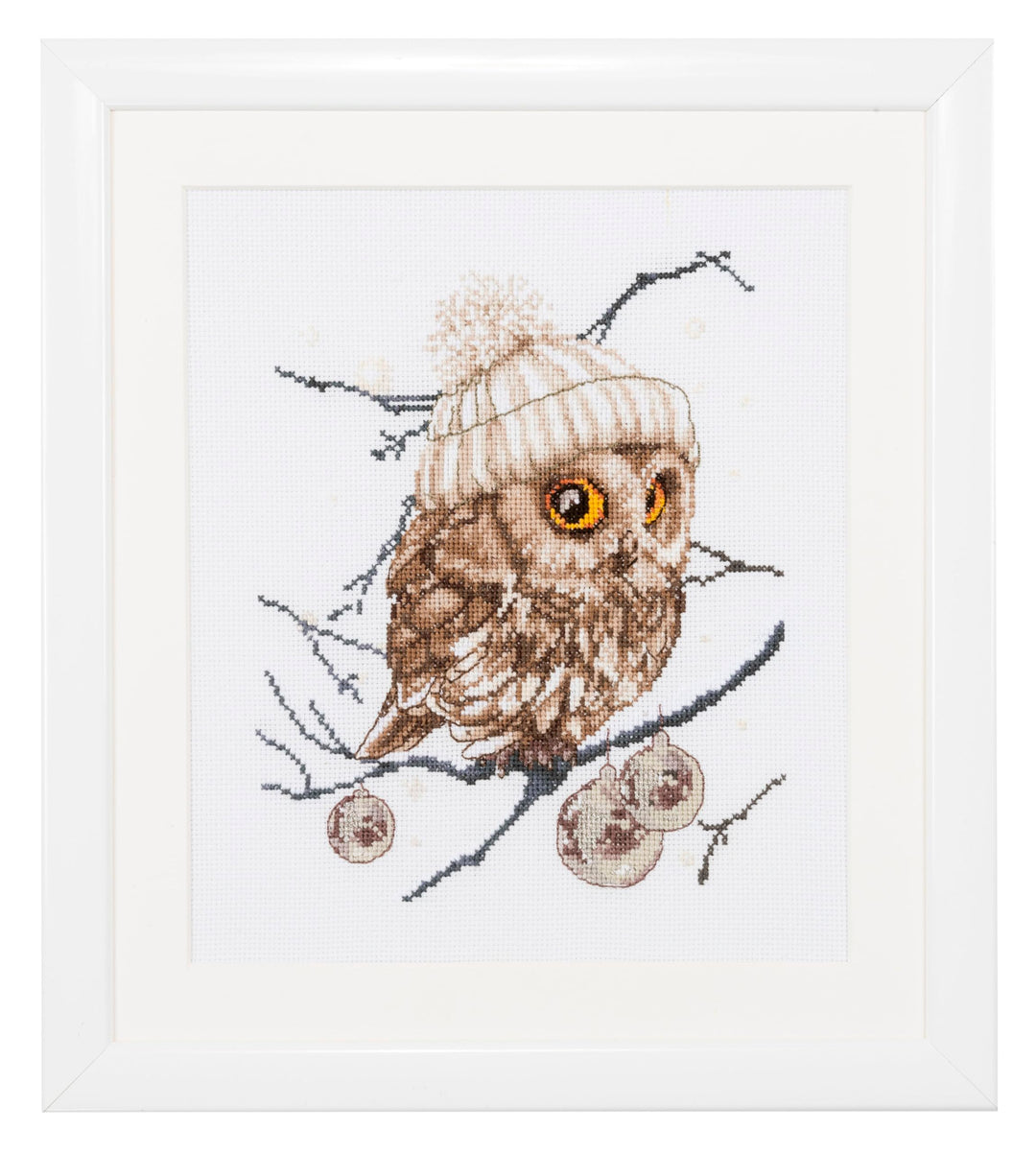Thea Gouverneur - Kreuzstich-Set - Whoo..Who..It's Winter - Aida - 16 Count - Für Erwachsene - 743A