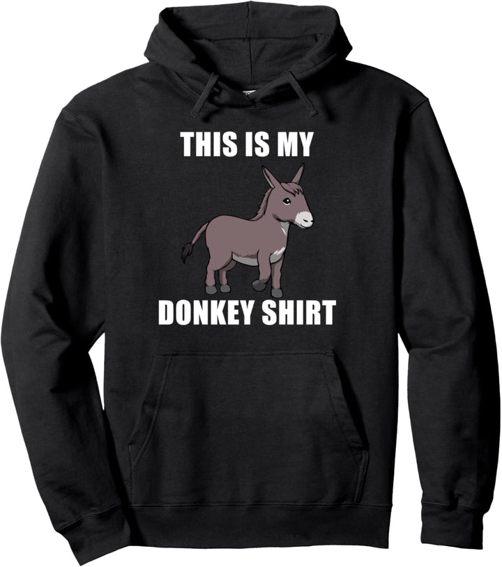 Mein Baby Esel Ironic Mule Pullover Hoodie