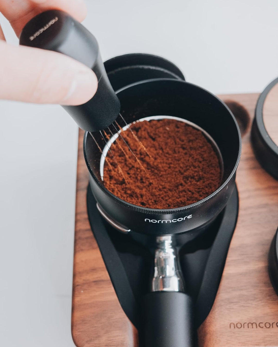 Normcore 58 mm magnetischer Dosiertrichter V2 – Espresso-Kaffee-Dosierring – 29 mm eloxiertes Alumin