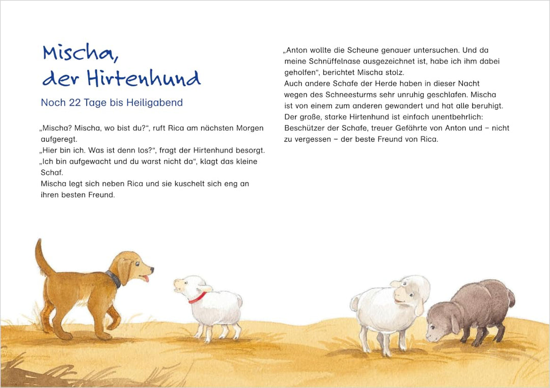 Rica erlebt Weihnachten. Ein Folien-Adventskalender zum Vorlesen und gestalten eines Fensterbildes (