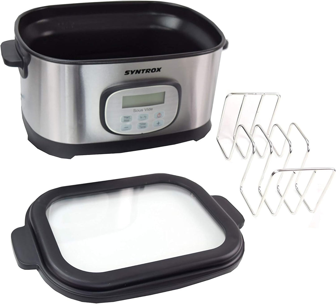 Syntrox Germany Sous Vide Kocher Multikocher, Vakuumgarer, Slow Cooker Langsamgarer, Schongarer der