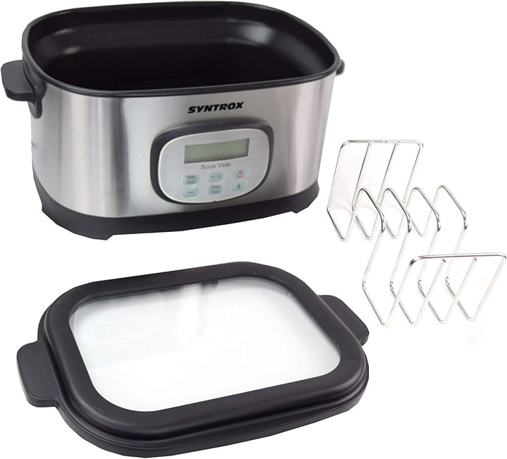Syntrox Germany Sous Vide Kocher Multikocher, Vakuumgarer, Slow Cooker Langsamgarer, Schongarer der