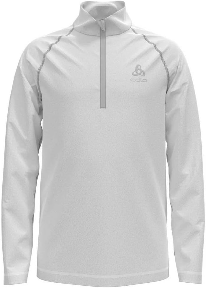 Odlo Damen Berra_542491 Mid Layer mit Reissverschluss (1er Pack) XS Weiss, XS Weiß
