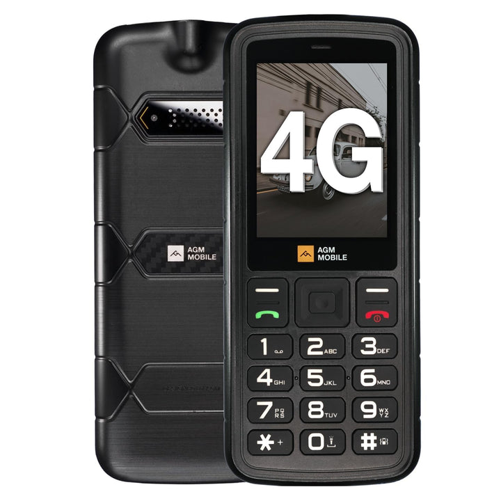 AGM M9 Handy ohne Vertrag, 2.4 Zoll Farbdisplay,Robust, Batterie 1000 mAh,(IP68),Stossfest,Baustelle