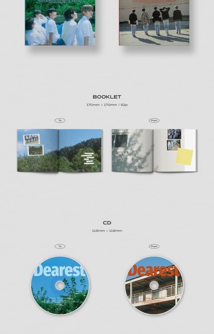N.Flying Dearest 8th Mini-Album von Version CD, 92p Booklet, 1p 3Cut Photo, 1p Postkarte, 1p Einheit