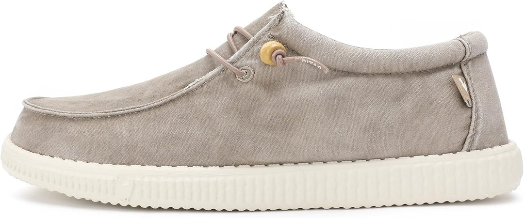 WALK IN PITAS | WP150 WALLABI Washed | Herren Mokassins | Flache Slipper für Männer | Slip on Loafer