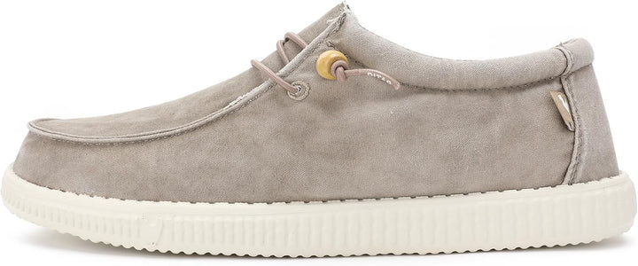 WALK IN PITAS | WP150 WALLABI Washed | Herren Mokassins | Flache Slipper für Männer | Slip on Loafer