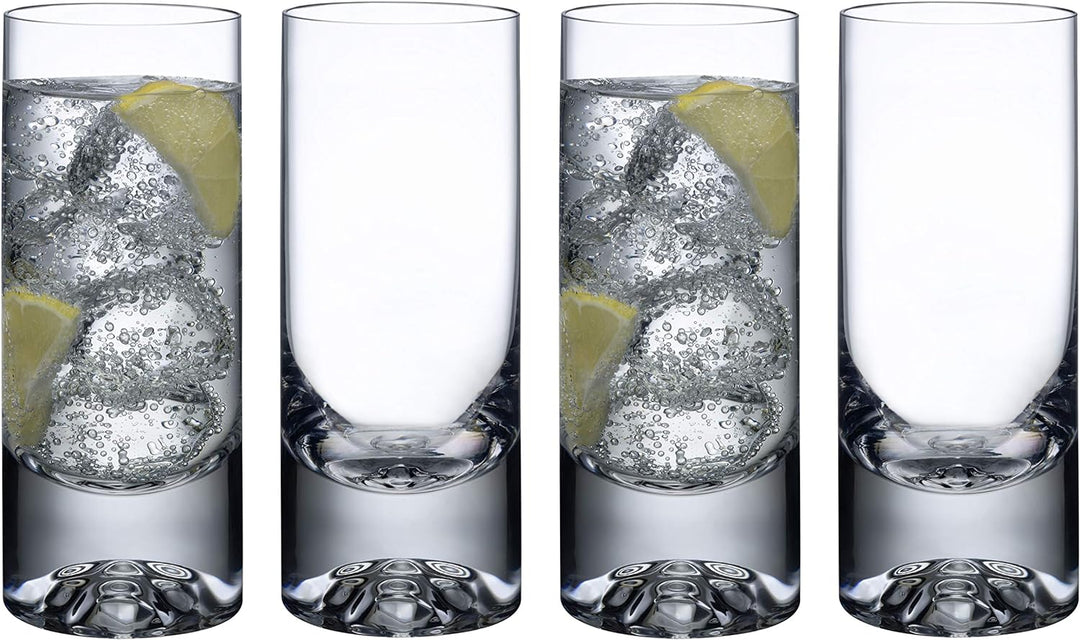 Topkapi Elite The Shade - Longdrink Highball Tumbler Gläser aus bleifreiem Kristallglas, Handgeferti