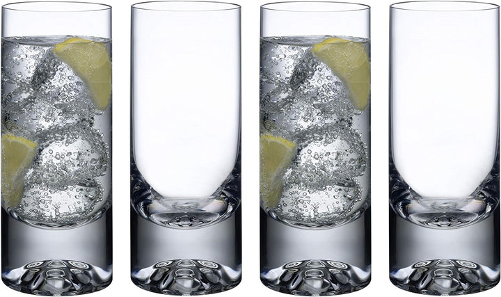 Topkapi Elite The Shade - Longdrink Highball Tumbler Gläser aus bleifreiem Kristallglas, Handgeferti