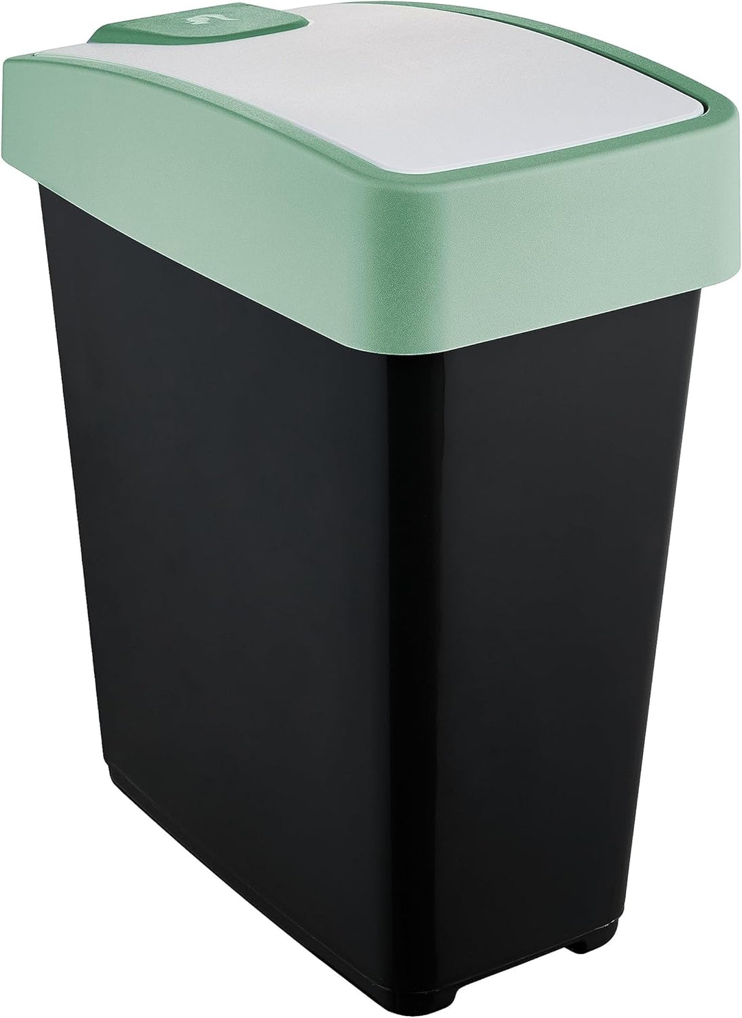 keeeper Premium Abfallbehälter mit Flip-Deckel, Soft Touch, 25 l, Magne, Nordic Green Nordic Green 2