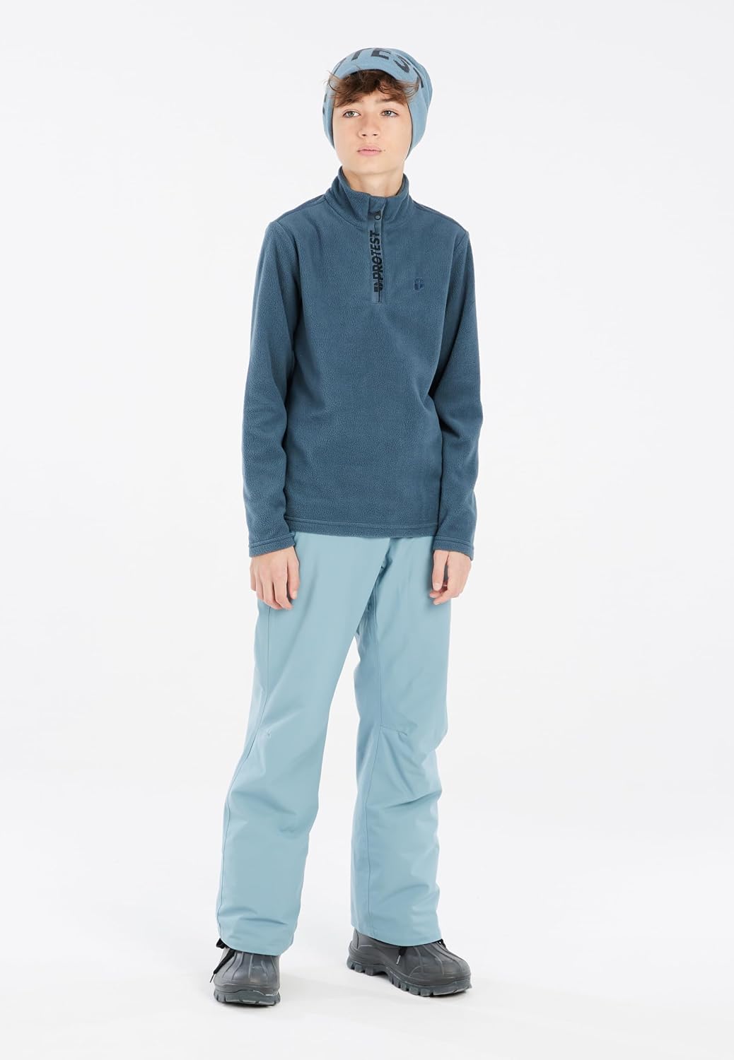 Protest Jungen 1/4-reissverschluss PERFECTY JR 116 Yale Blue, 116 Yale Blue