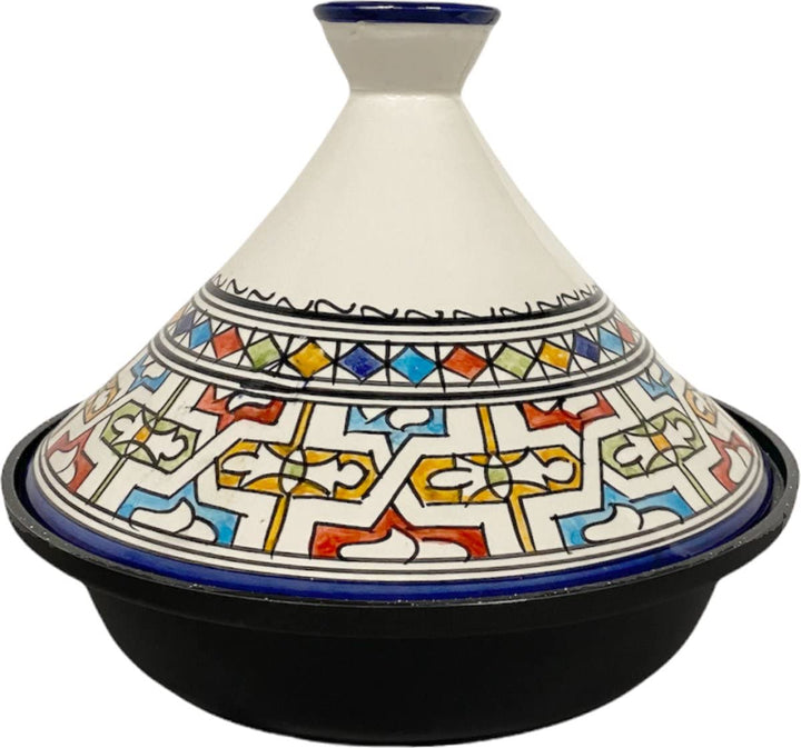 Tajine Fes Ø30cm - Induktion - Handgefertigte bunte Keramik - Induktion