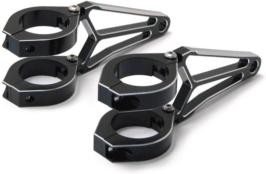 Gabel Montiert Motorrad Scheinwerfer-Halter 42mm - 43mm Razor Stil Hochwertig CNC Bearbeitet Alumini