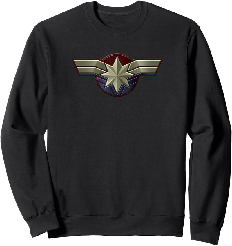 Marvel Captain Marvel Movie Chest Symbol Sweatshirt