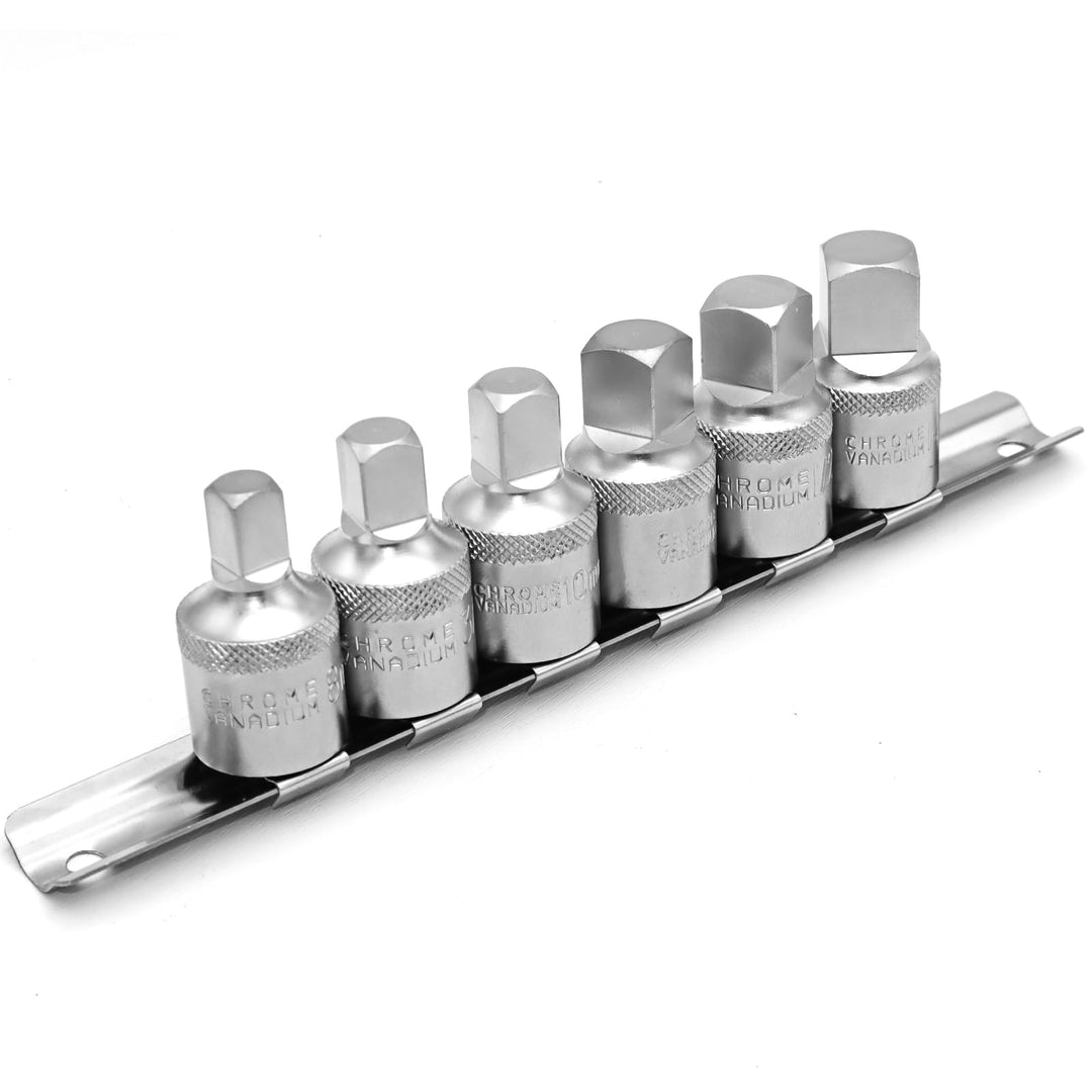 DAKCOS 1/2" Öldienst-Schlüsselsatz Öldienstschlüssel, CR-V, Profil: Vierkant(8-10-12-14-3/8"-1/2") 1