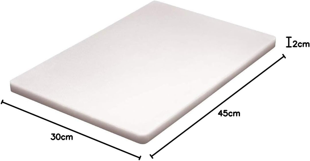 Hygiplas LDPE extra dikke snijplank wit 450x300x20mm Weiss, Weiss