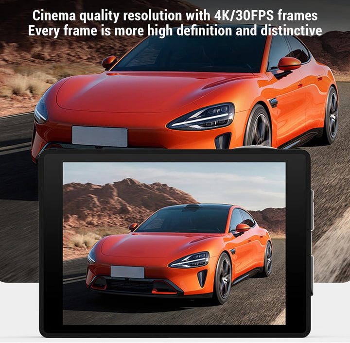 Action Kamera 4K HD, Radfahrkamera mit 2" IPS Display, 170° Weitwinkel, Elektronische Stabilisierung