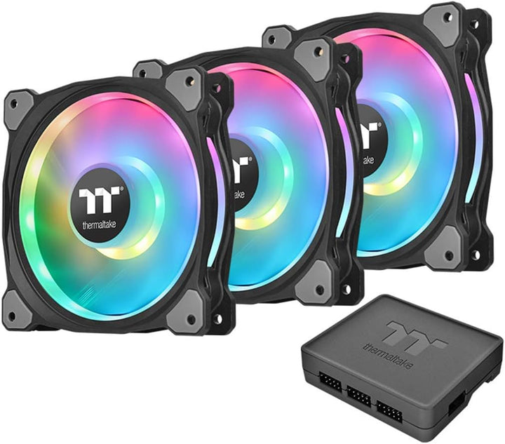 Thermaltake Riing Duo 14 RGB Radiator Fan/ 3er Set/Dual Riing LED/Gehäuselüfter